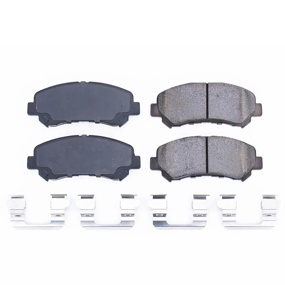 17-1338 – POWERSTOP Brake Pad, FMSI Number D1338 Ceramic Brake Pads Set Of 4 With Stainless Steel Hardware